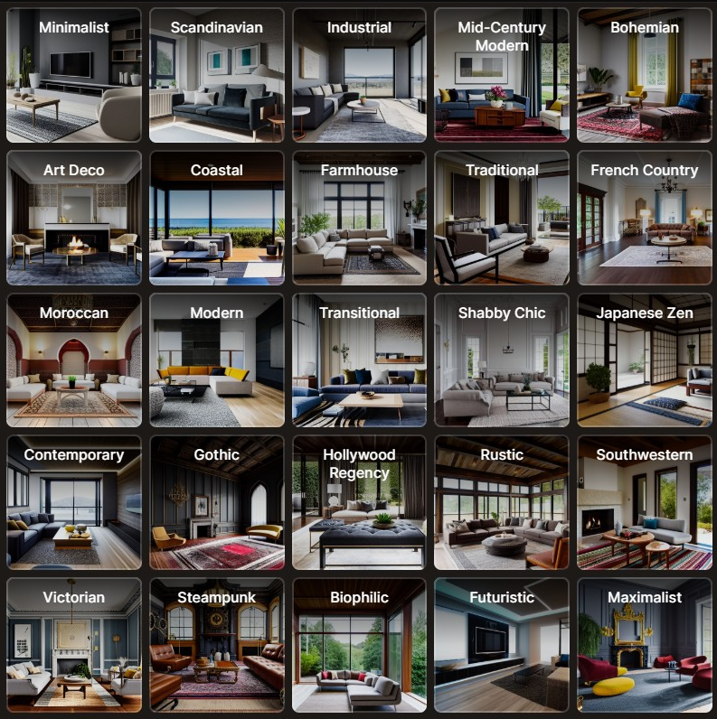 Interior design sample