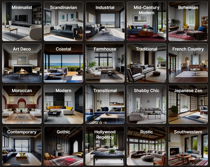 Interior design sample