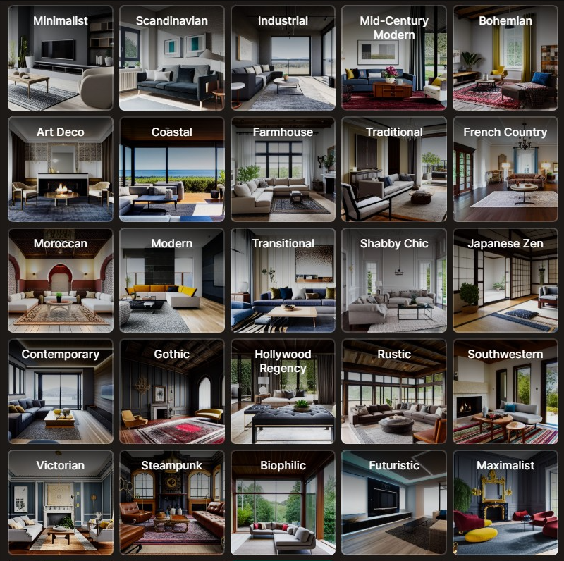 Interior design sample